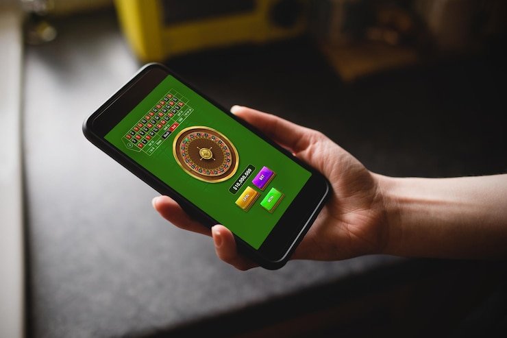 Live casino table view with multiple game options and betting interface